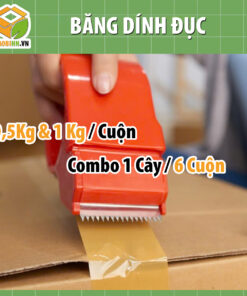 Băng Dính Đục 1Kg – Bản 4.8cm Siêu Dính | Giá Tốt Tại Hà Nội
