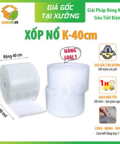 Xốp Nổ Gói Hàng Loại 1 – Cuộn 40cm x 100m
