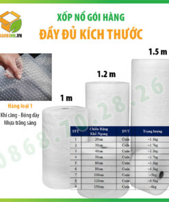 Xốp Nổ Gói Hàng - Cuộn 80cmx100m - Bóng Khí Chống Sốc Hàng Loại 1 Giá Tốt Tại Hà Nội